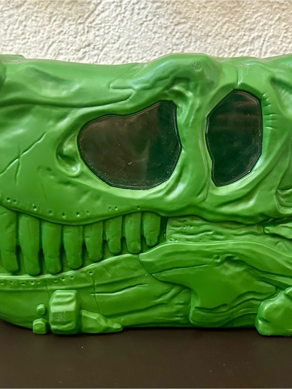 Green Dino Valley Response Team T-Rex Dinosaur Skull Carrying Storage Box Case